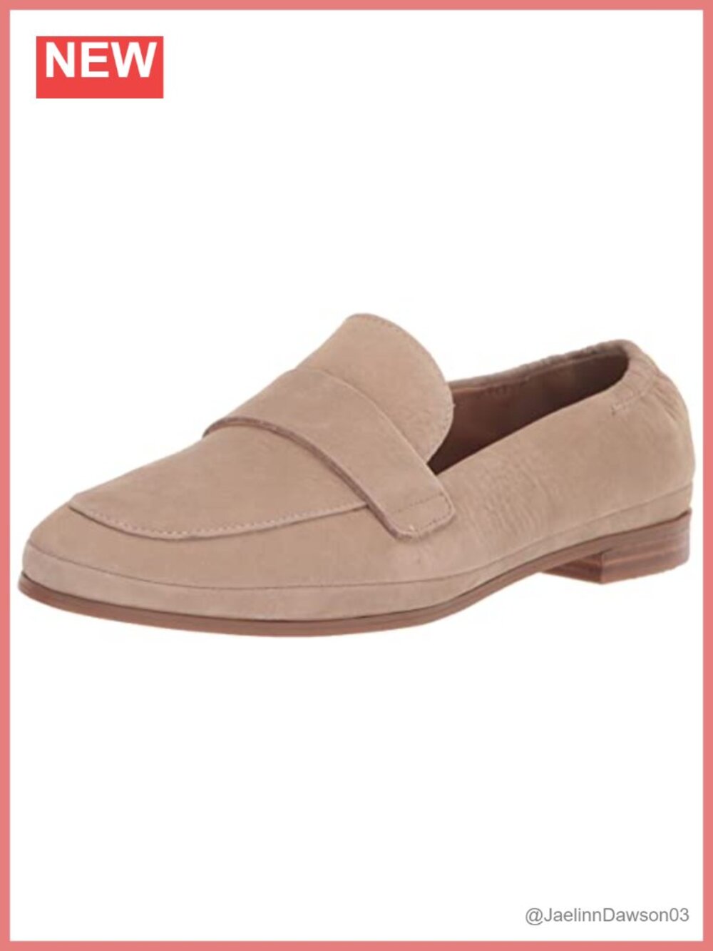 Women Waterproof Nubuck Leather Pull-On Loafers Slip Resistant